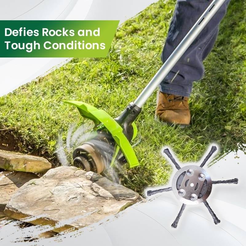 🔥BUY 2 GET 1 FREE 👨🌾6 inch Steel Wire Brush Cutter Trimmer Head