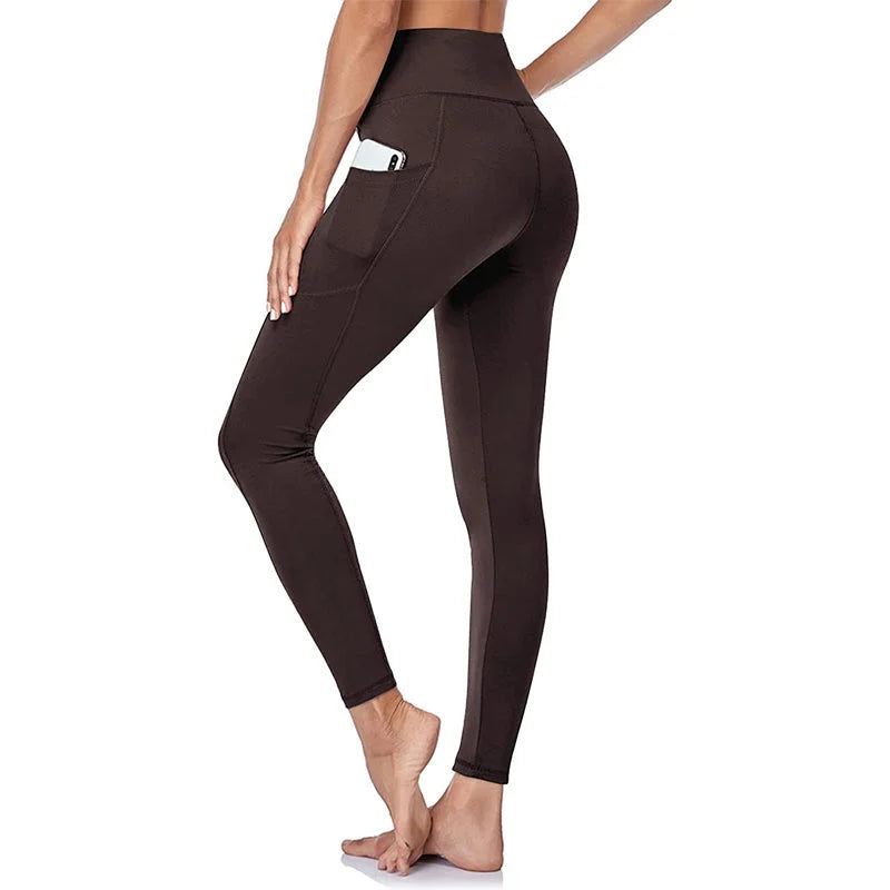 💕2025 HOT SALE 30% OFF🌸High-Waisted Butt Lifting Tummy Control Shaping Training Leggings with Side Pocket