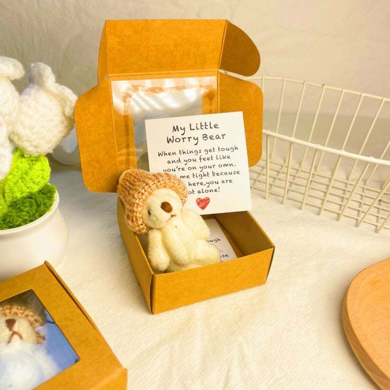 🔥HOT SALE 49% OFF - 🎁Handmade Mini Plush Teddy Bear in Box