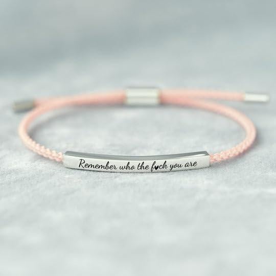 🔥LAST DAY 69% OFF - Remember Who The F♡ck You Are Motivational Tube Bracelet