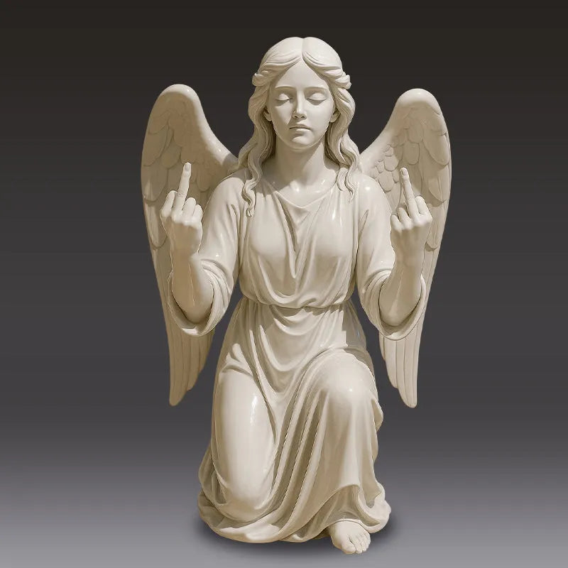 Prayer Angel with Attitudeđź–•