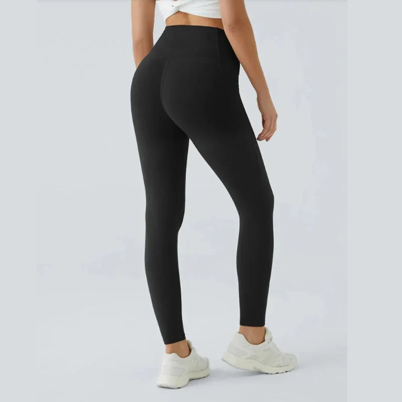 💕2025 HOT SALE 30% OFF🌸High-Waisted Butt Lifting Tummy Control Shaping Training Leggings with Side Pocket