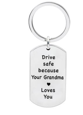 Last Day 69% OFF - š„Have Fun, Be Safe, Make Good Choices and Call Your Grandma/Grandpa Keychain