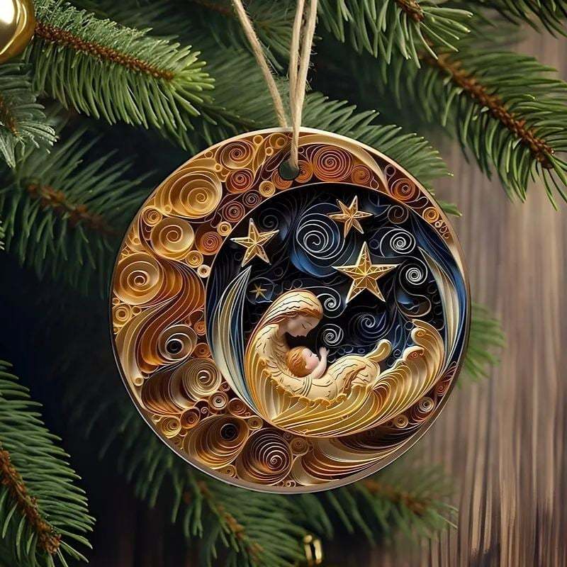 Flat Quilling Ornaments