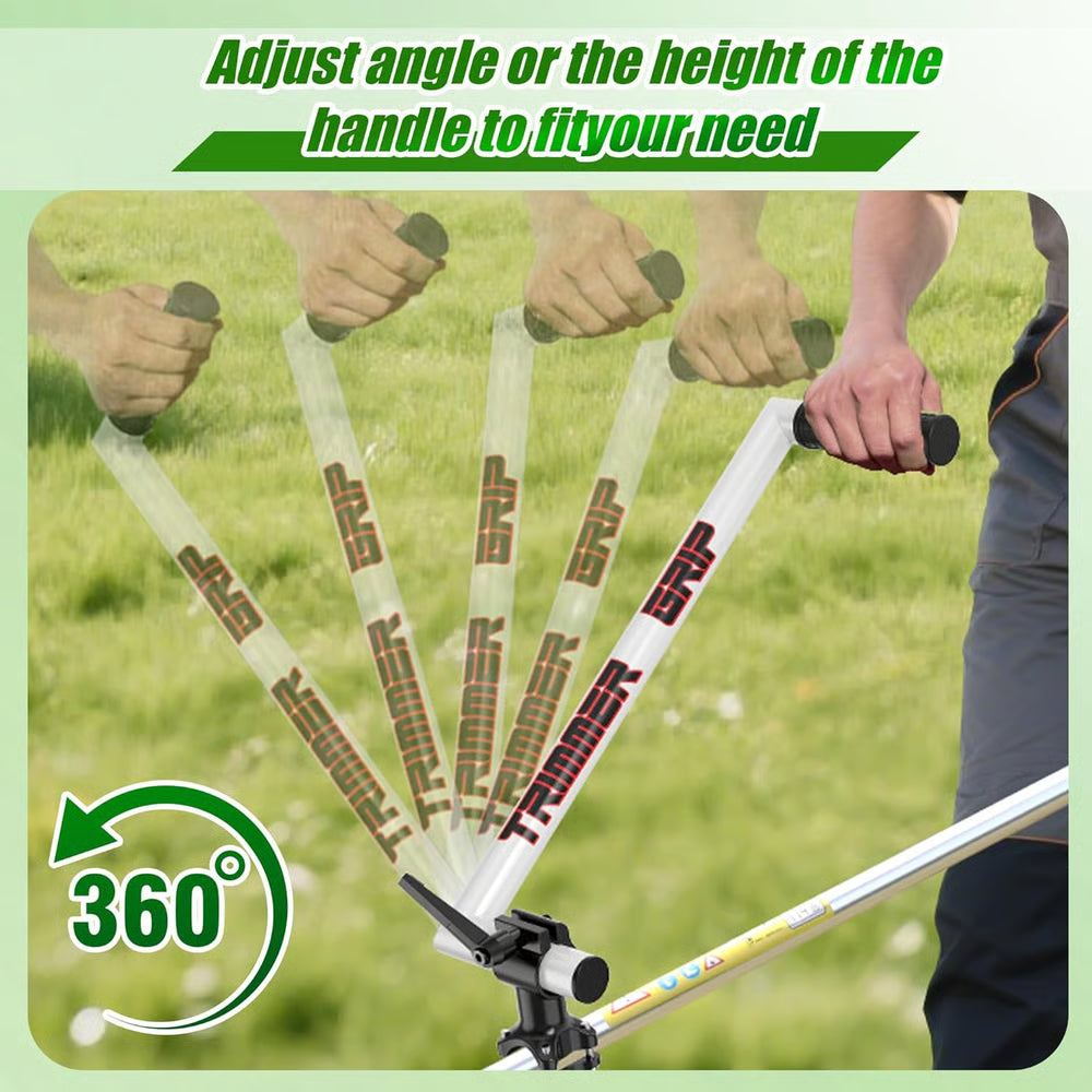 TRIMMER GRIP -Ergonomic Weed Eater Handle Extension