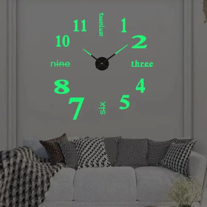 ð¥Summer Hot Sale - 48% OFF ð¥MODERN DIY PUNCH-FREE WALL CLOCK