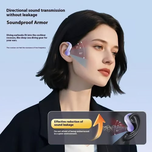 π§π Zero-Gravity Titanium Bluetooth Earbuds - Ultra-Long Battery, HiFi Stereo, Comfortable for Long Wear