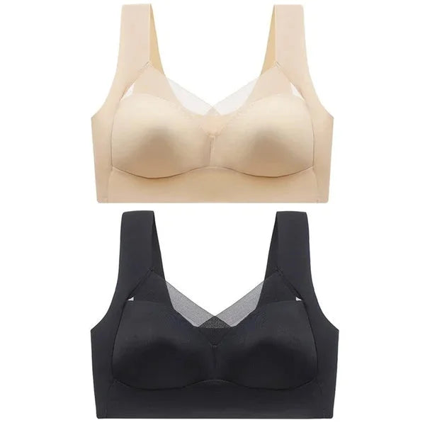 Fashion Deep Cup Bra Summer Sexy Push Up Wireless Bras (Size Runs The Same As Regular Bras)