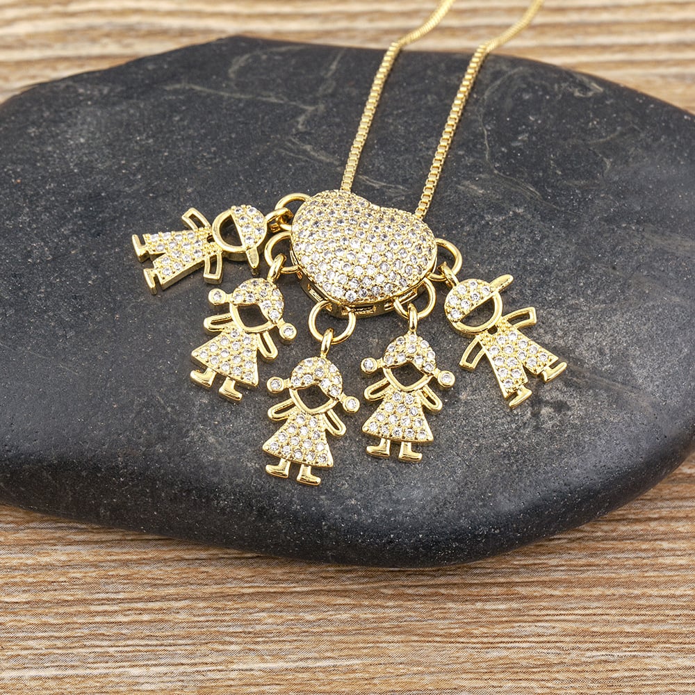 🔥 Last Day 69% OFF -Mother's Love Necklace - Love and My Kids