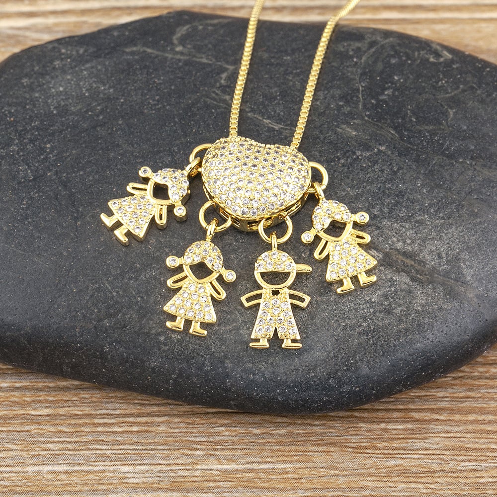 🔥 Last Day 69% OFF -Mother's Love Necklace - Love and My Kids