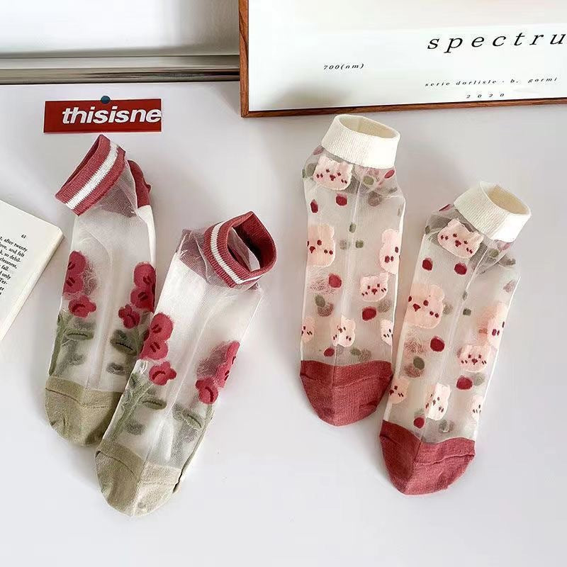 Breathable Mesh Ankle Socks