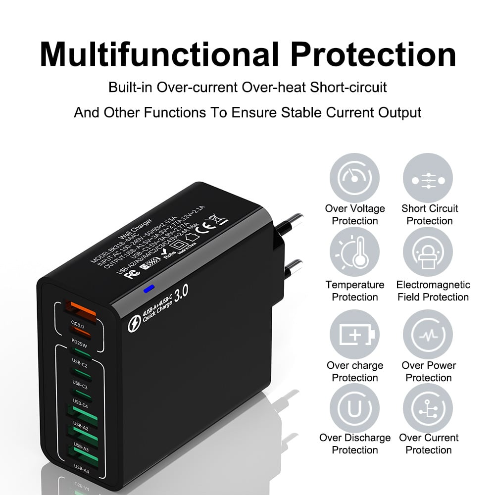 8 Ports USB Charger