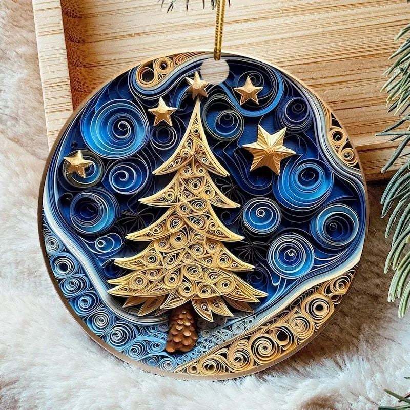 Flat Quilling Ornaments