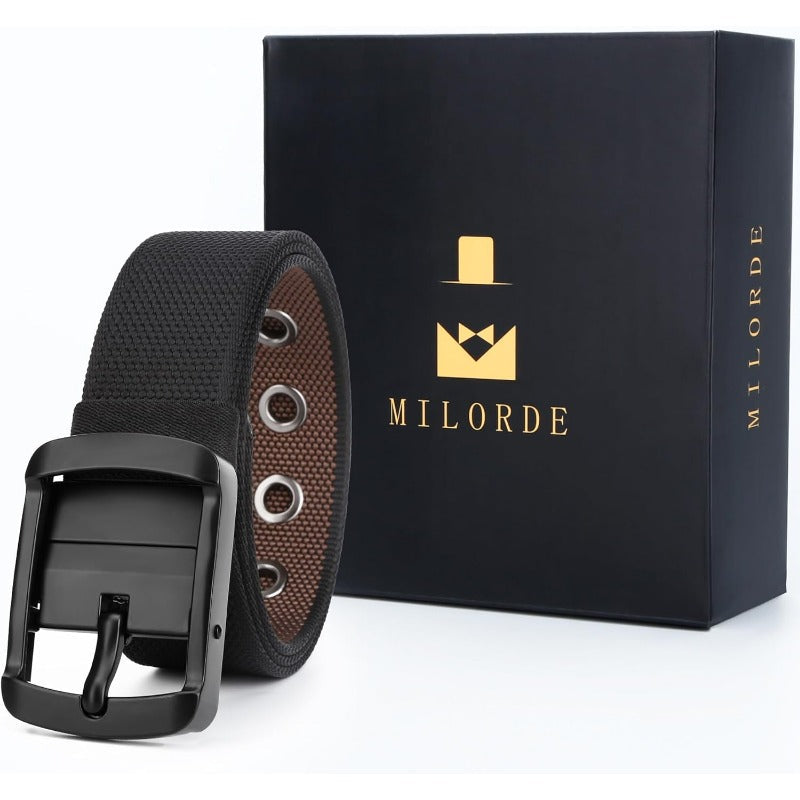 Reversible Nylon Tactical Belt ✦ Dual-Color Quick-Release Webbing