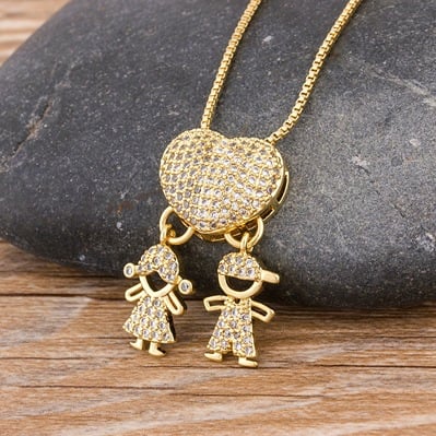🔥 Last Day 69% OFF -Mother's Love Necklace - Love and My Kids