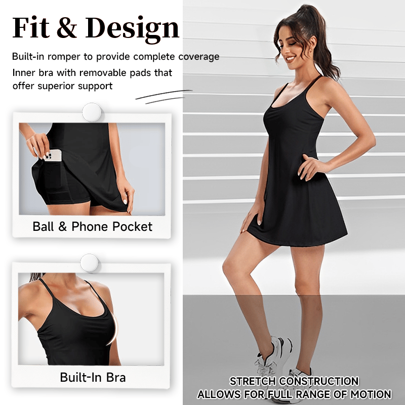 🎁Last Day 49% OFF🔥The Ultimate Tummy Control Backless Active Dress -Made for Movement & Easy Bathroom Breaks
