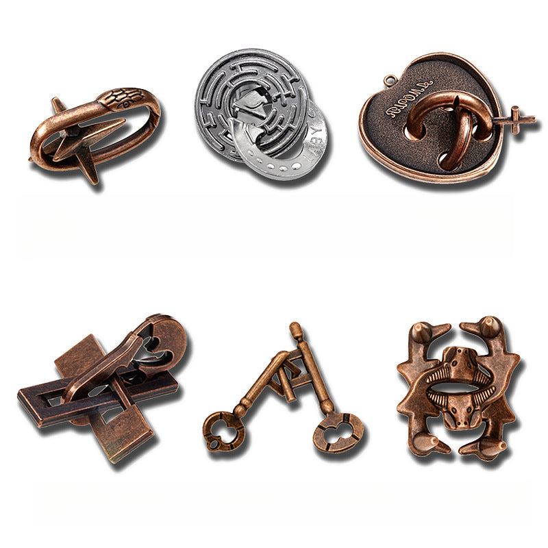 Mind-Twist Metal Puzzle Set – Brain Teasers for All Ages