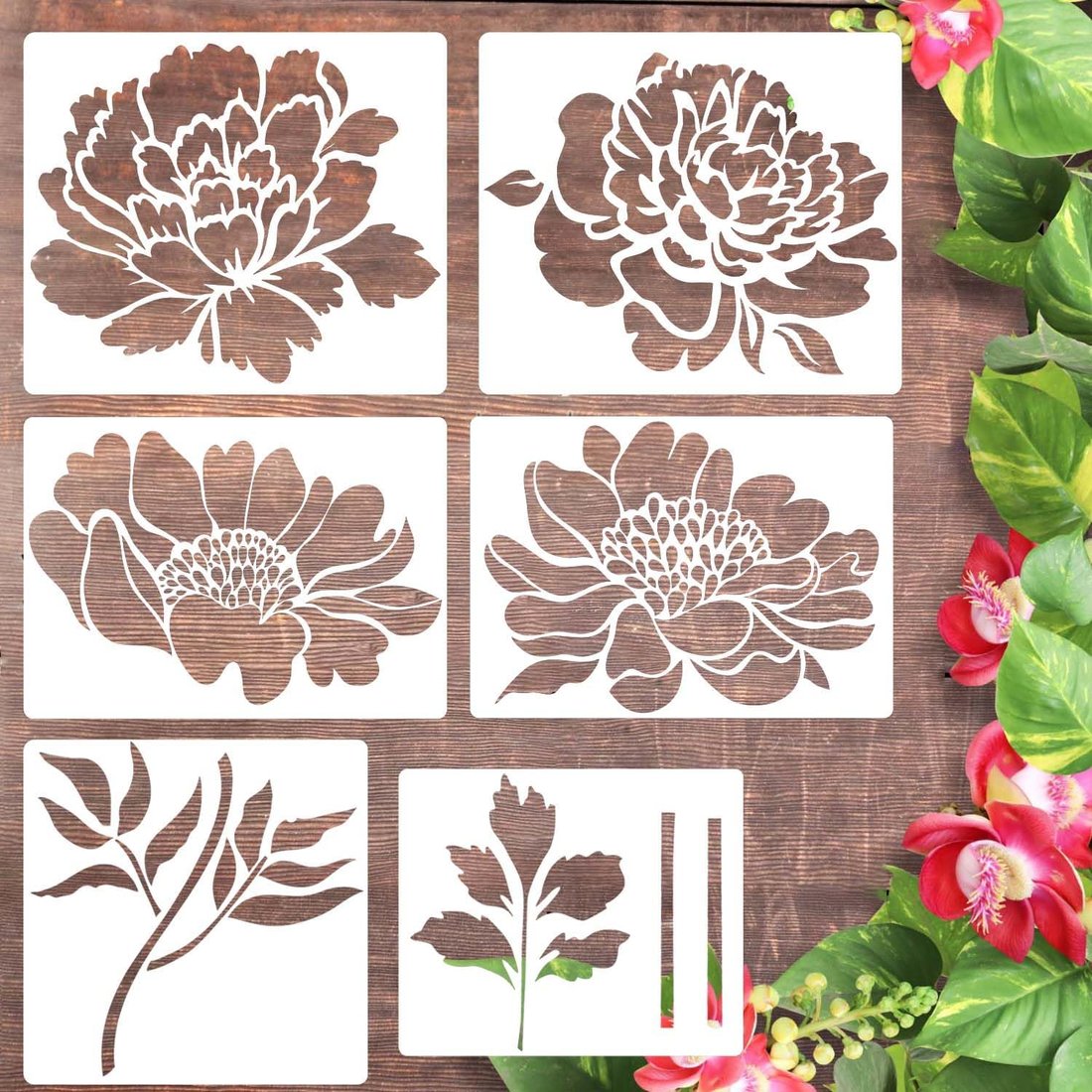 🎁49% OFF -🏡Garden Fence Large Flower Stencils🌻DIY Decoration