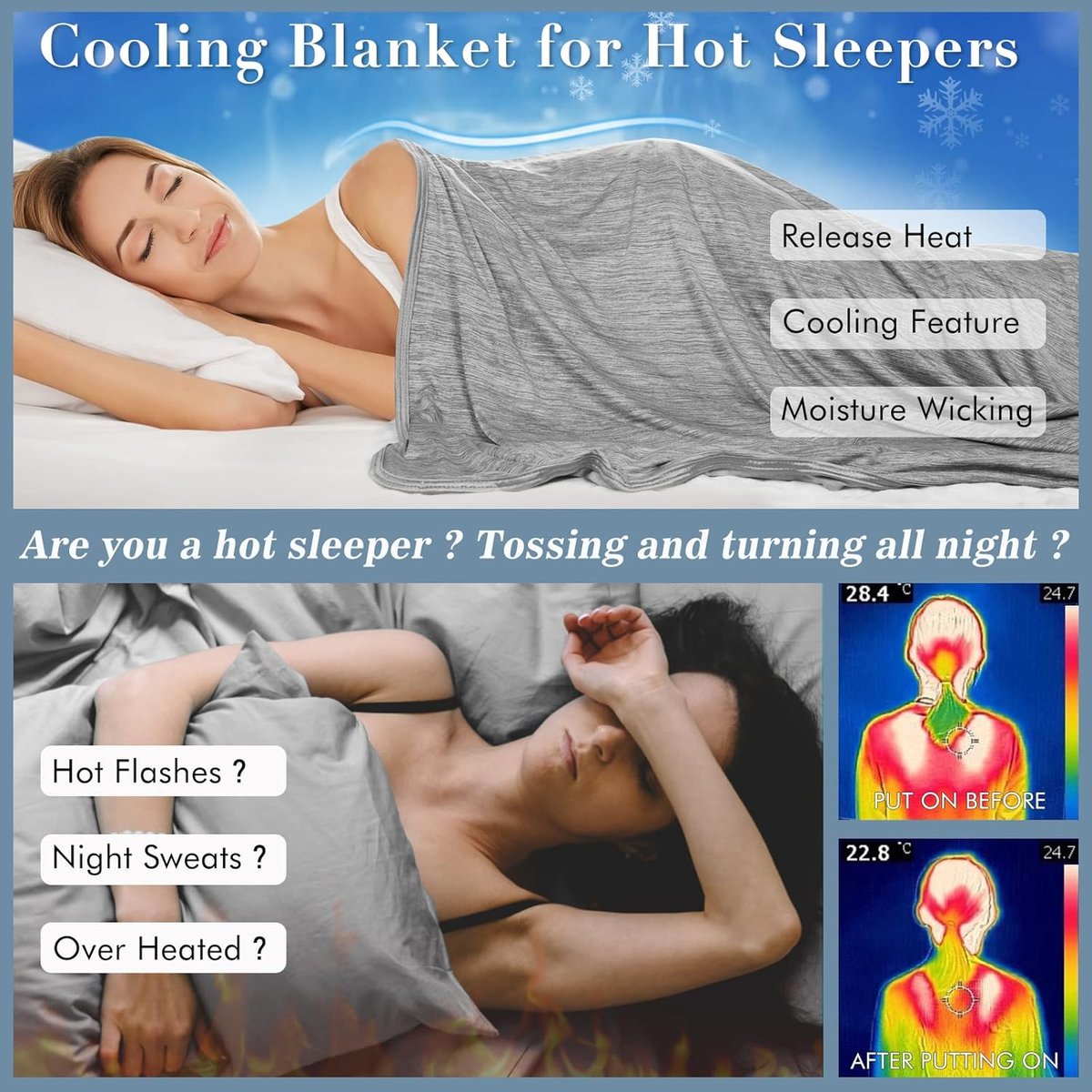 🔥LAST DAY 49% OFF - Summer Ultimate Cooling Blanket