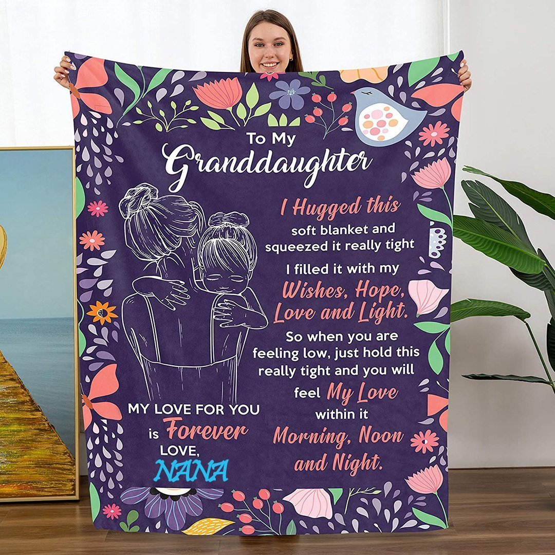 Last Day 75% OFF - 🎁Granddaughter's Gift-Sweet Words Blanket