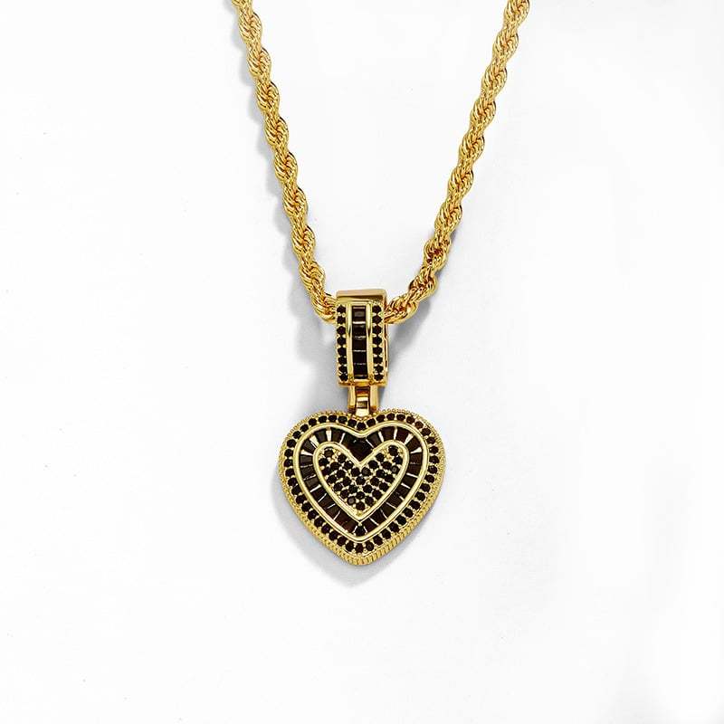 💖Last Day Sale 49% OFF💖Cubic Diamond Heart Pendant Necklace