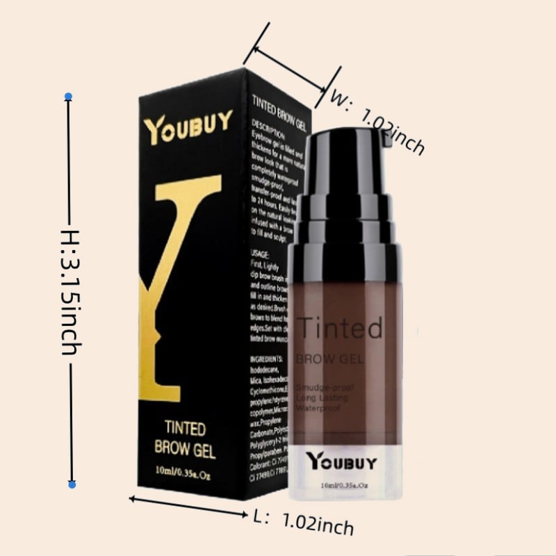 🎁Last Day Buy 1 Get 2 Bottles- ❤️Longwear Waterproof Tinted Brow Gel