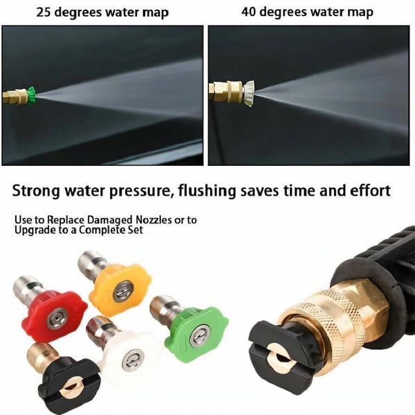 Spring Sale 49% OFF High-Pressure Water Gun with Nozzles for Car Wash Free Shipping