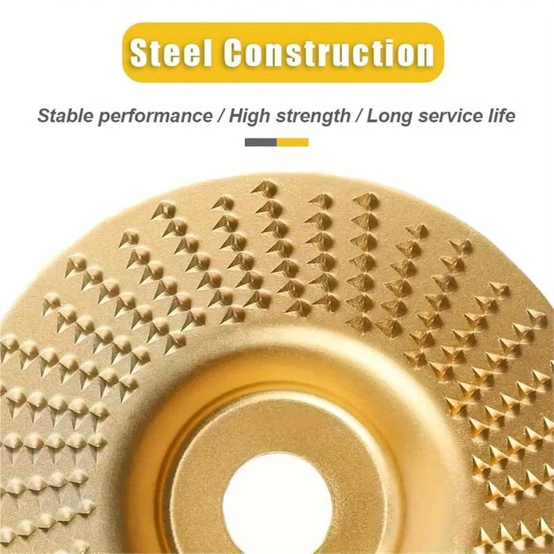 Slope-Type Wood Carving Disc for Angle Grinder