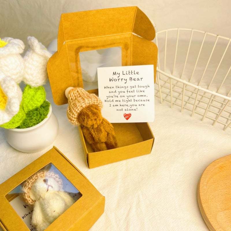 🔥HOT SALE 49% OFF - 🎁Handmade Mini Plush Teddy Bear in Box