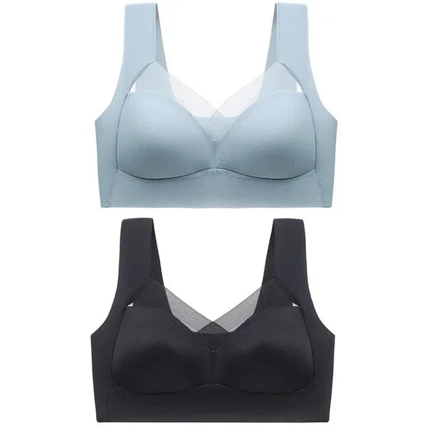 Fashion Deep Cup Bra Summer Sexy Push Up Wireless Bras (Size Runs The Same As Regular Bras)
