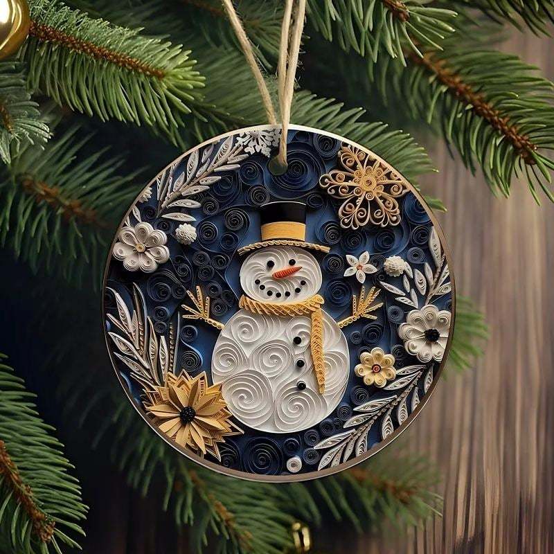 Flat Quilling Ornaments