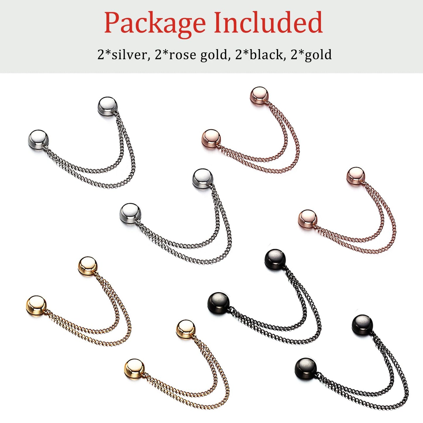 Clip-in-Style Magnetic Clothing Clips