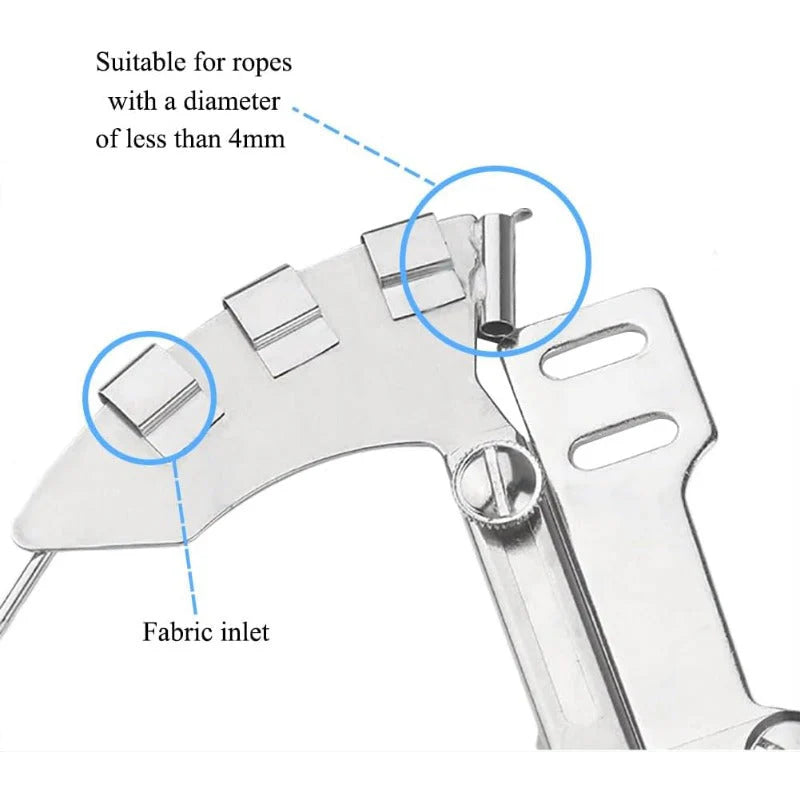 Double Fold Bias Binder Attachment – For Industrial Lockstitch Sewing Machines Only