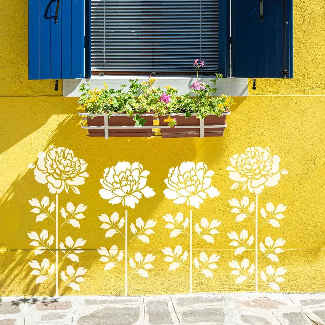 🎁49% OFF -🏡Garden Fence Large Flower Stencils🌻DIY Decoration