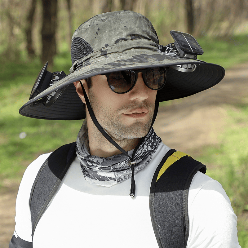 šBest fatherās Day Giftsā¤2025 New Ultralight Solar Fan Sun Hat ā Lighter Than a Baseball!ā¾(Only 11oz)