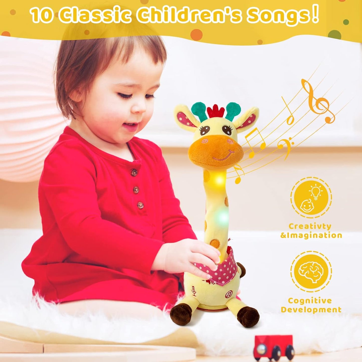Groovy Singing & Dancing Giraffe Plush