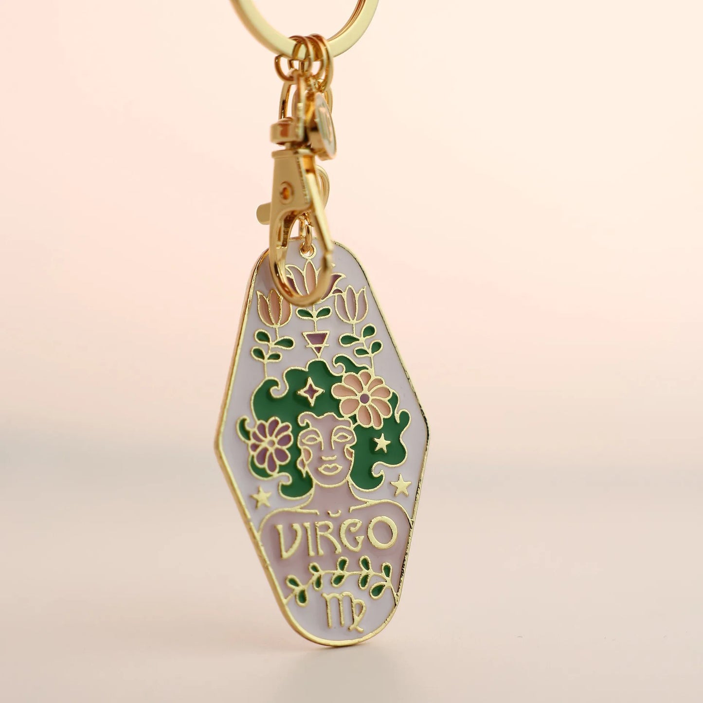 🔮✨Vintage Illustrated Zodiac Keychain