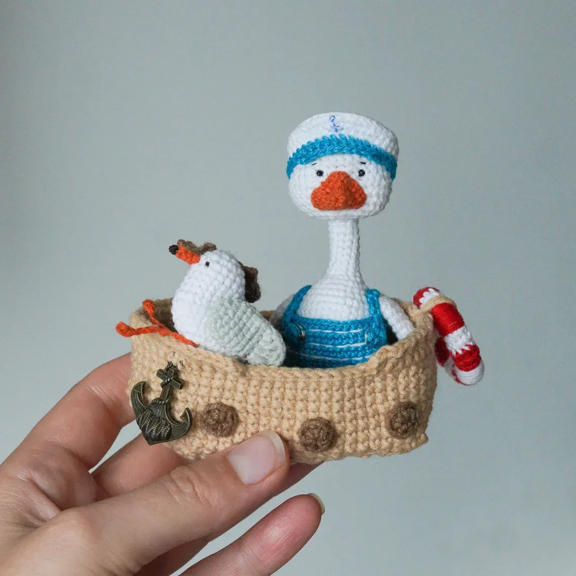Handmade Crochet Goose