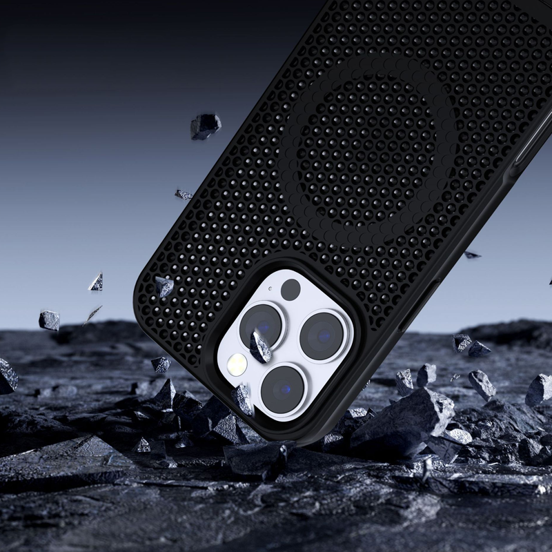 HiveFlow Cooling Case – Built-in Stand & MagSafe Compatible Design