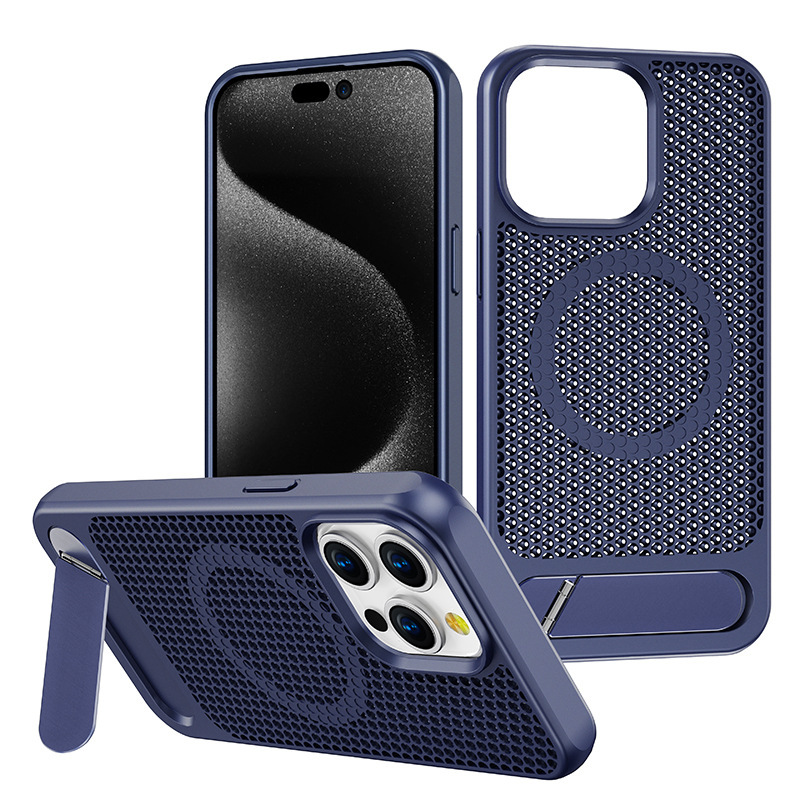 HiveFlow Cooling Case – Built-in Stand & MagSafe Compatible Design