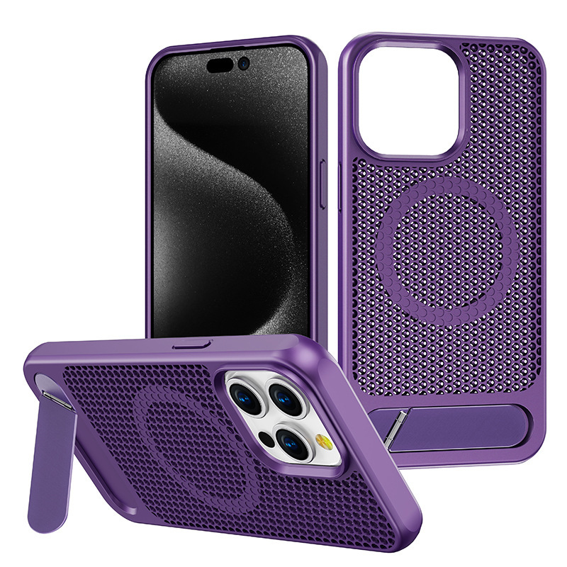 HiveFlow Cooling Case – Built-in Stand & MagSafe Compatible Design