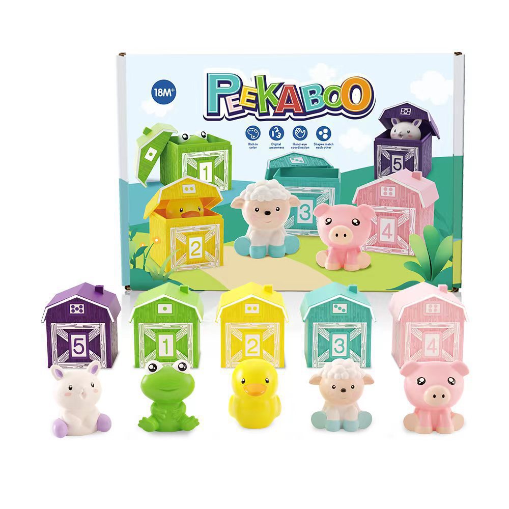 KidFarm Montessori Inspired Farm Animal Learning Toys