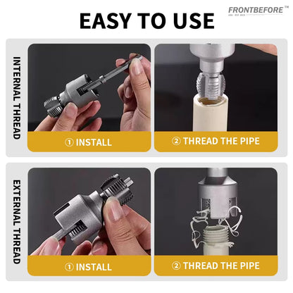 🔥Father's Day Sale🔥Integrated Internal & External Pipe Threading Tool