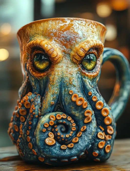 Cthulhu-Inspired Pirate Mug