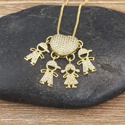 🔥 Last Day 69% OFF -Mother's Love Necklace - Love and My Kids