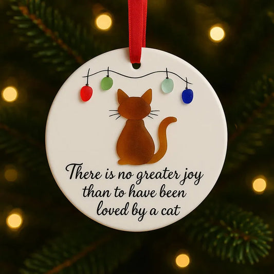 Sea Glass Art Dog Ornament