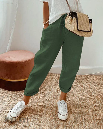 🎉2025 New Products Hot Sale✨Casual cotton and linen pants for women