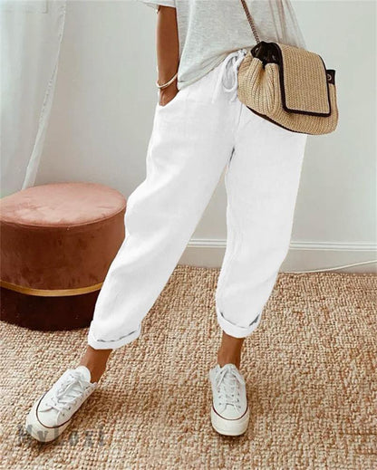 🎉2025 New Products Hot Sale✨Casual cotton and linen pants for women