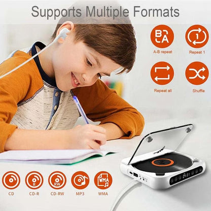 Portable Bluetooth CD Player - Halloween & Christmas SALE: 30% OFF!