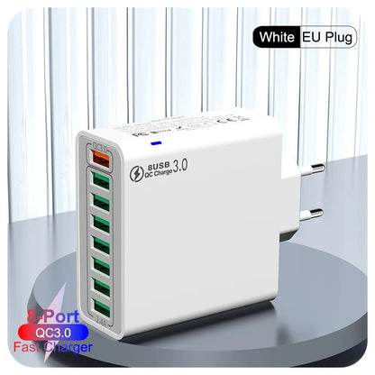 8 Ports USB Charger